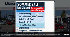 Desktop Screenshot of klaiber-automobile.de